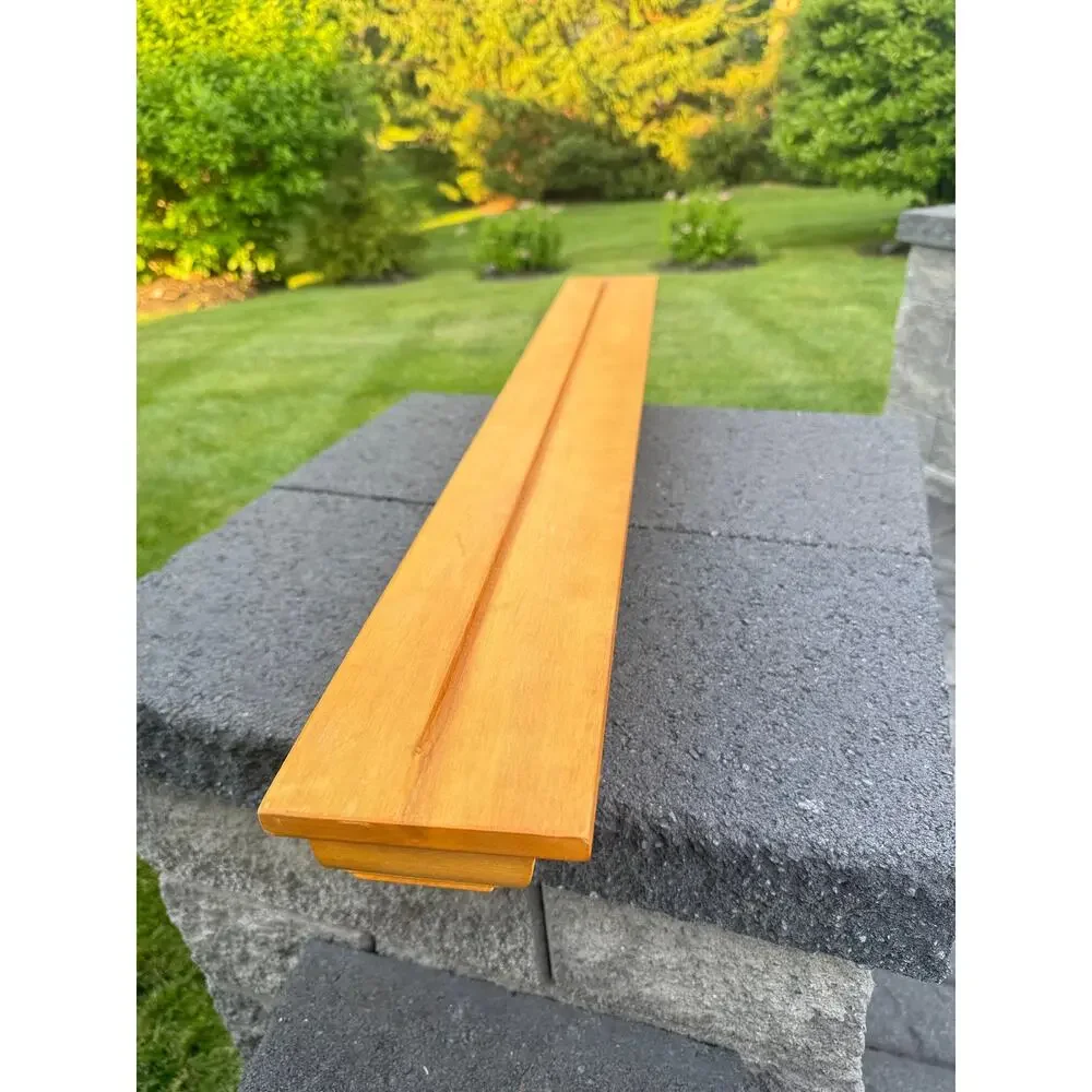 Pottery Barn Floating 36 Inch Woodern Wall Shelves Crown Molding Ledge